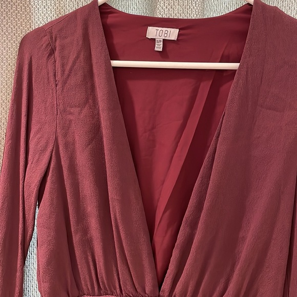 Maroon romper - Picture 3 of 4